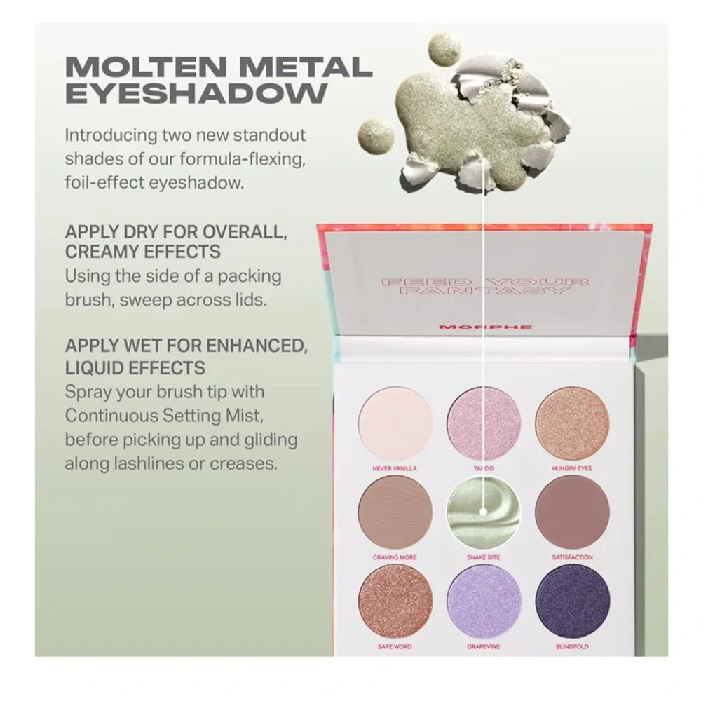NWT Morphe Pulp Fantasy Eyeshadow Palette